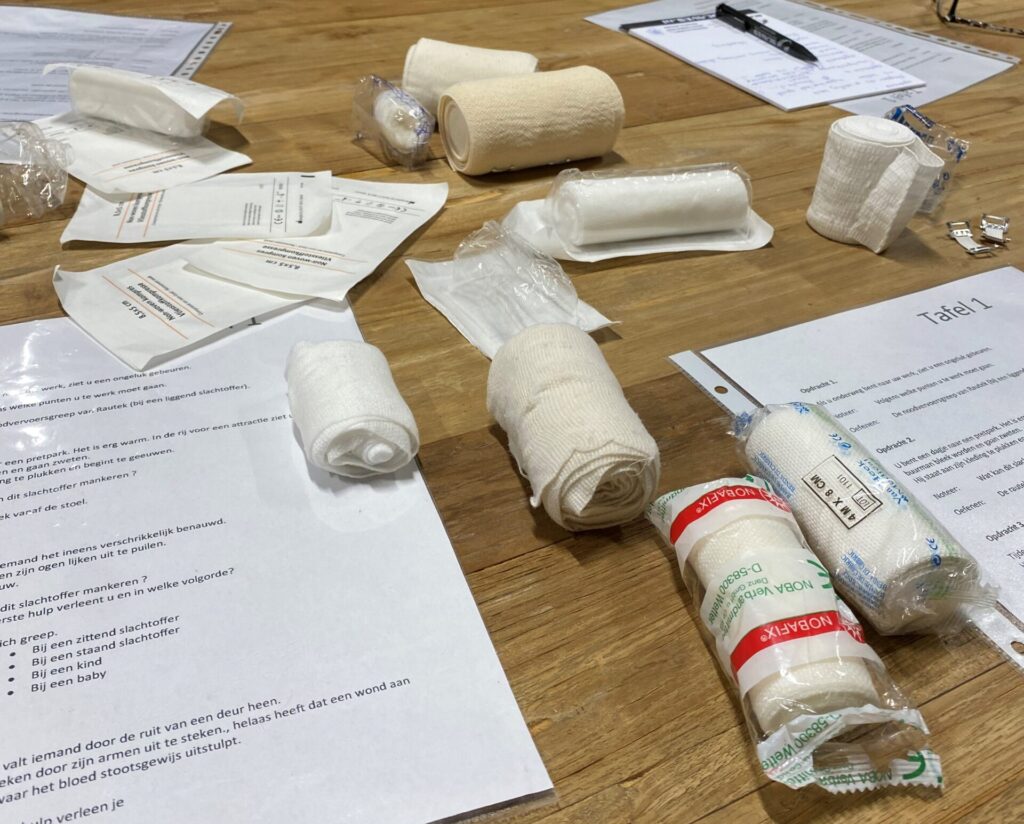 Verband EHBO cursus