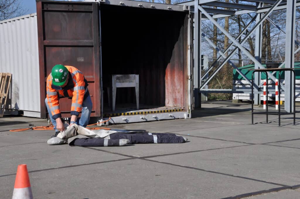 Pop voor blusdeken