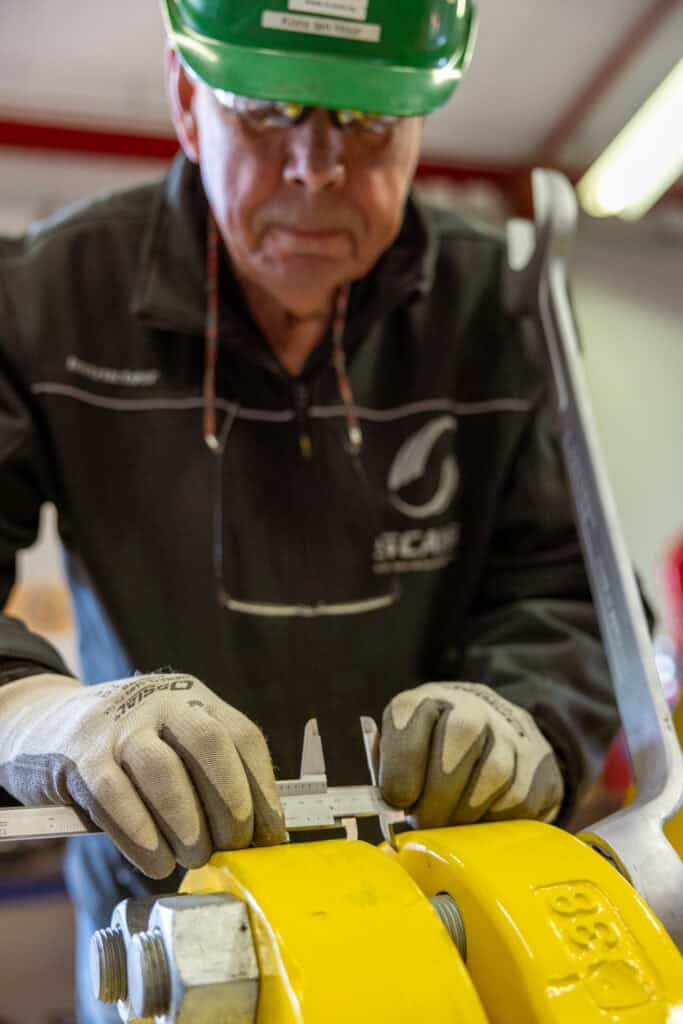 Meten van de flensverbinding