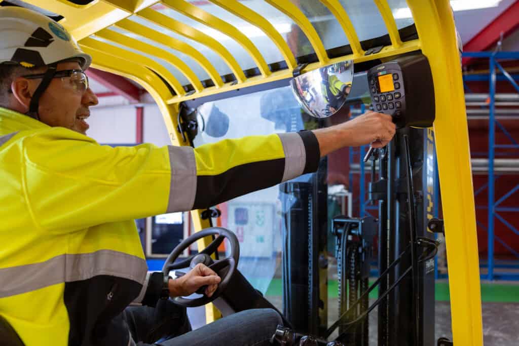 Bediening heftruck